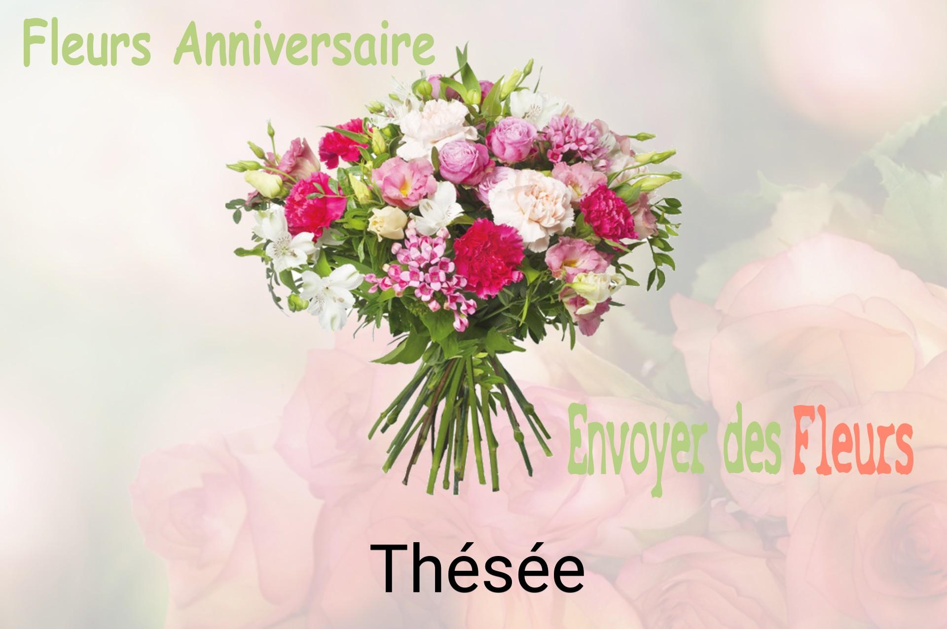 Bouquet de fleurs d’anniversaire livré à Thésée